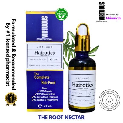 Hairotics Hair Regrowth Oil 50ML - The Root Nectar (Biotin + Procapil + Rosemary Extract)